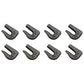 8 Weld On Grab Chain Hooks 3/8" G70 Wll 6,600 Bucket Trailer Rigging 0900104