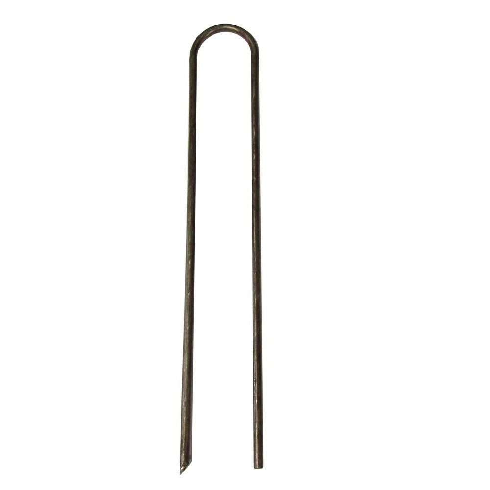 5000 Pack 6" Landscape Staples Round Top Dog Fence Soil Sod Staple Anchor Pin