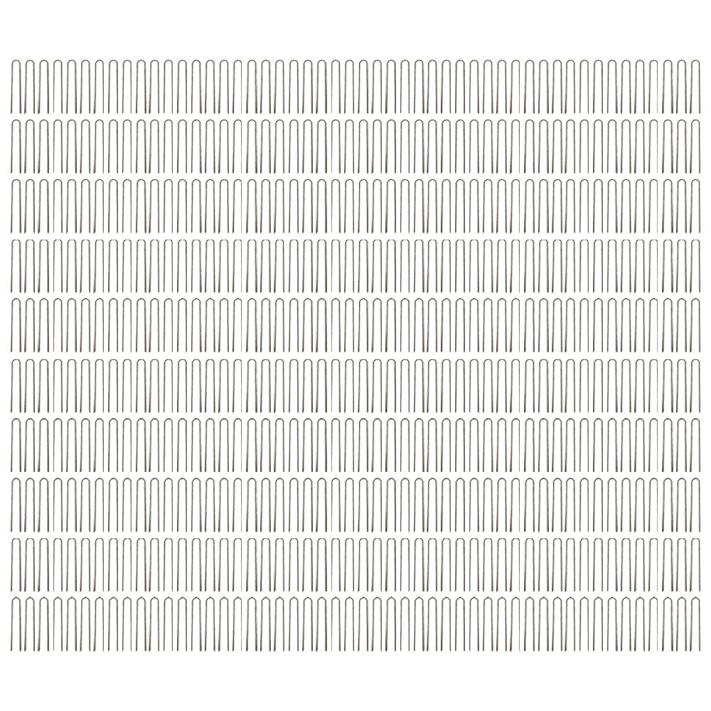 500 6-Inch Landscape Staples SOD Garden Stakes Round Top Anchor Chisel Ends 11Ga