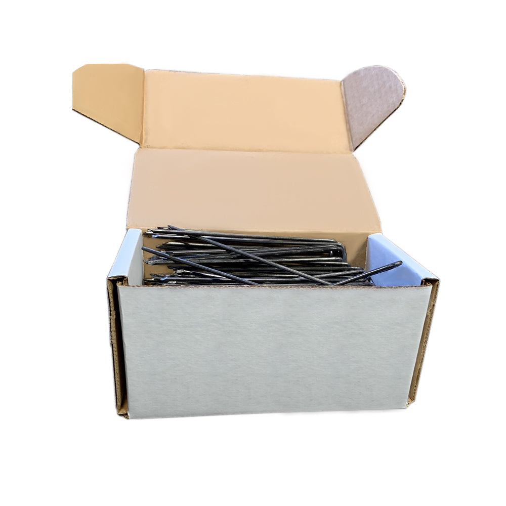 Anchor Pins - 100 Pack- Landscape Staples Sod Staples Garden Stakes