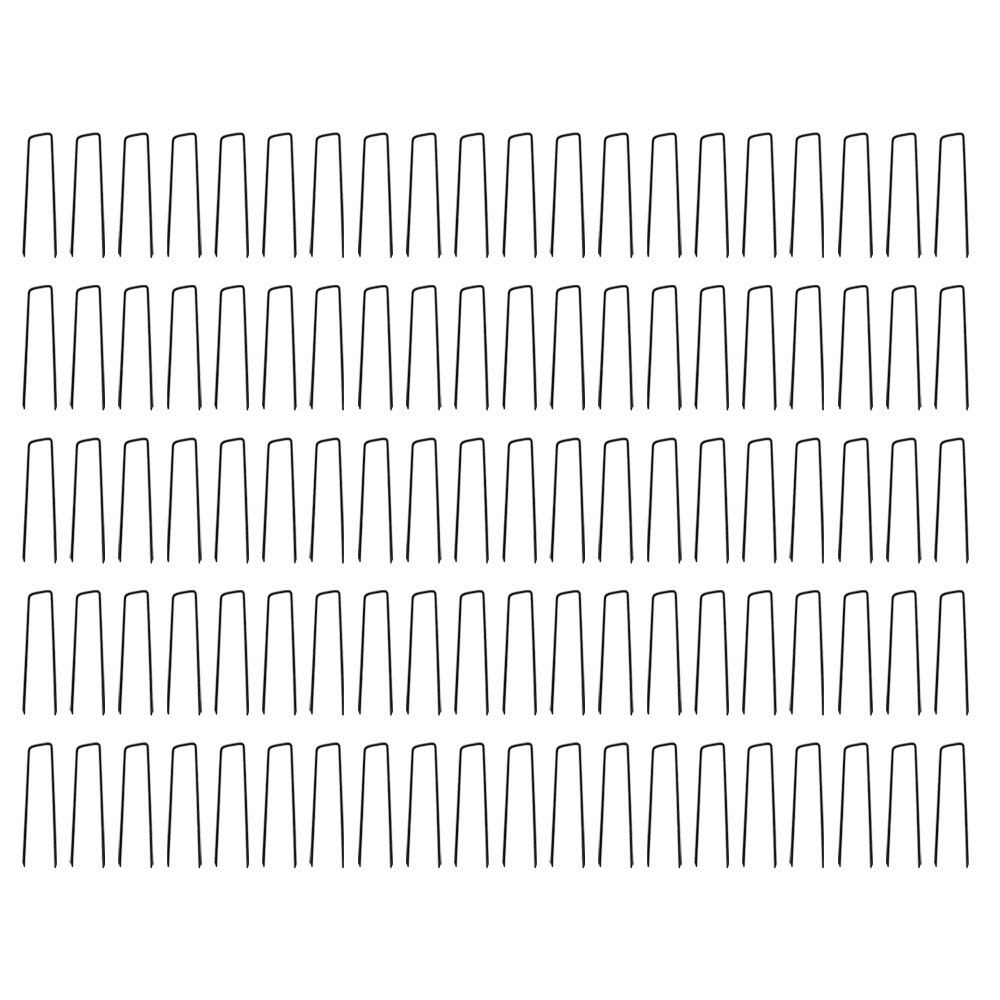 Anchor Pins - 100 Pack- Landscape Staples Sod Staples Garden Stakes