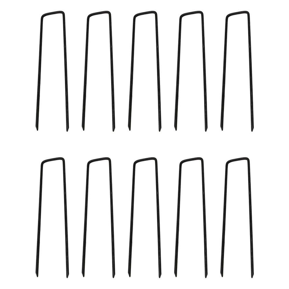 (10) Lawn Staples For landscape fabric Sod Underground Dog Fencing Landscaping