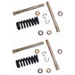 Set of (2) Front or Rear Door Hinge Pin & Bushing Kits with Springs for S10 S15
