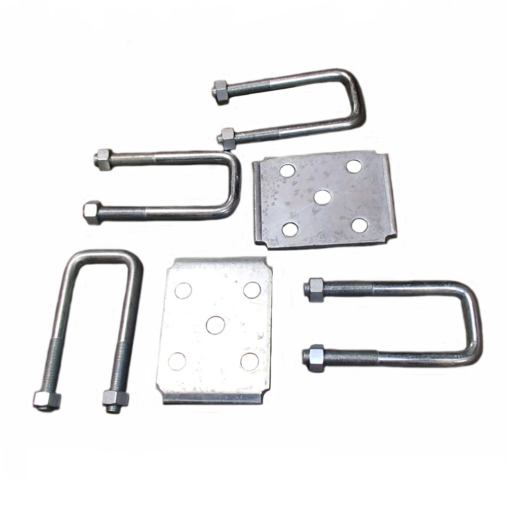 U-Bolt Kit 2" Square Head Fits Universal Products Replaces 1000306SQUARE