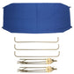 Blue 3 Bow 48" Buggy Top Tractor Umbrella Frame & Canvas Cover JBT3 405670