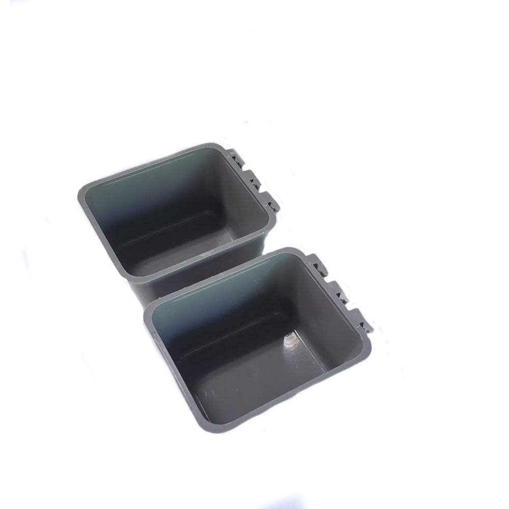 Two (2) Hanging Feed and Water Cage Cups Holds 16 oz/ 2 Cups