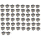 50pk Gray Cage Cups 1 Pint / 16 fl oz Hanging Feed & Water Cups Chicken Poultry