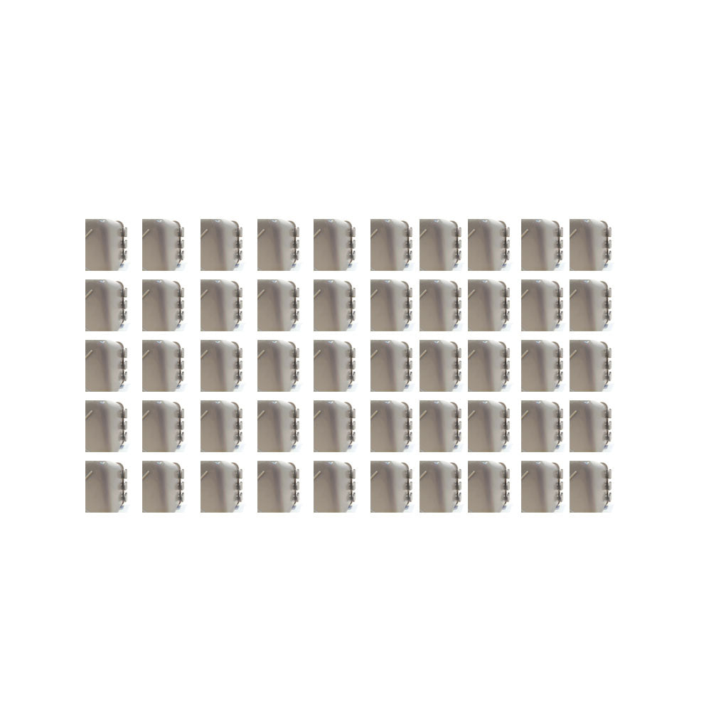 50pk Gray Cage Cups 1 Pint / 16 fl oz Hanging Feed & Water Cups Chicken Poultry