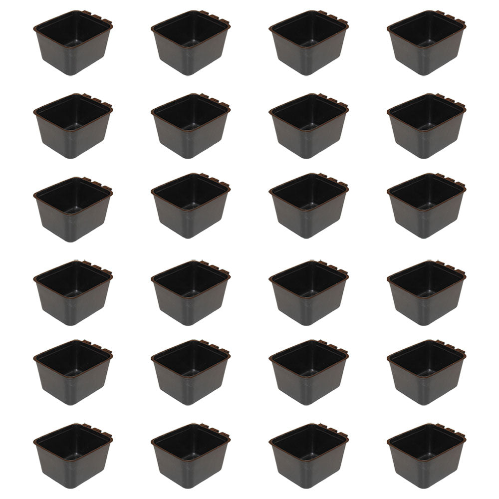 (24-Pack) 1 Pint/ 16 Fl Oz Hanging Feed and Water Cage Cup For Poultry Pheasants