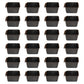 Cage Cups 24-pk Black 1 Pint/16 fl oz Hanging Feed & Water Cups Chicken Poultry