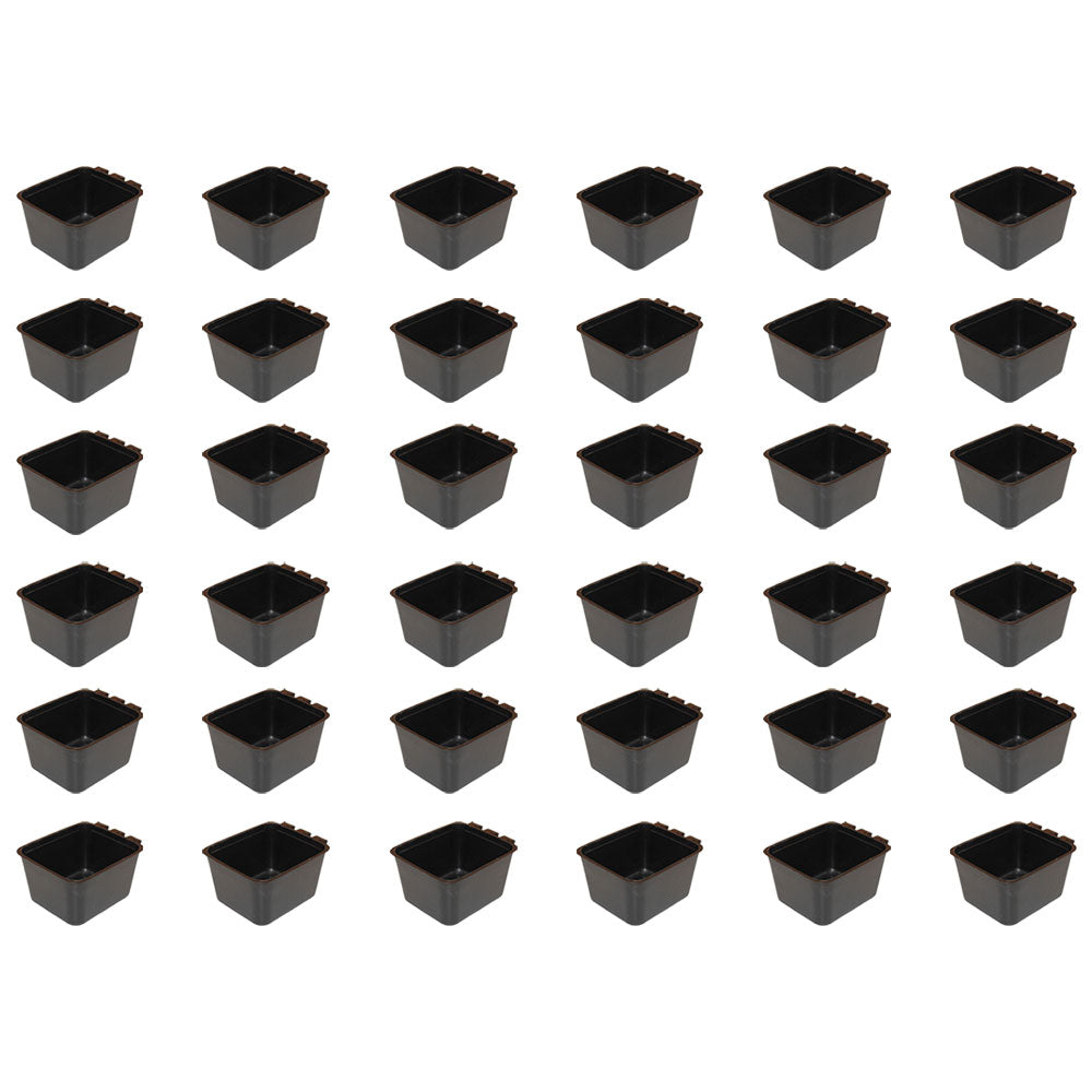 Small Cage Cup / 2 Cups / Chicken Feed and Water Cups - 36 Count Bulk Pack