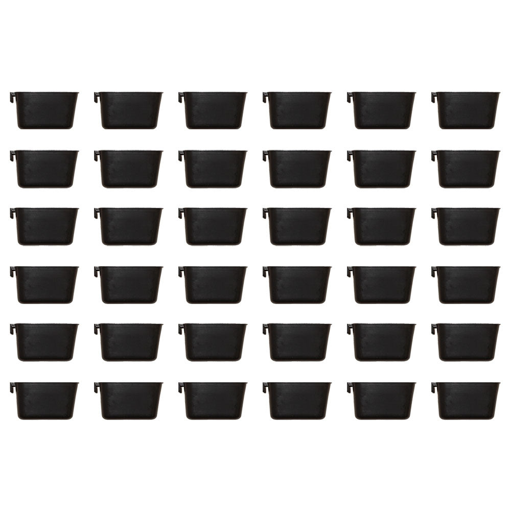 Small Cage Cup / 2 Cups / Chicken Feed and Water Cups - 36 Count Bulk Pack