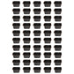 Cage Cups 50-pk Black 1 Pint/16 fl oz Hanging Feed & Water Cups Chicken Poultry