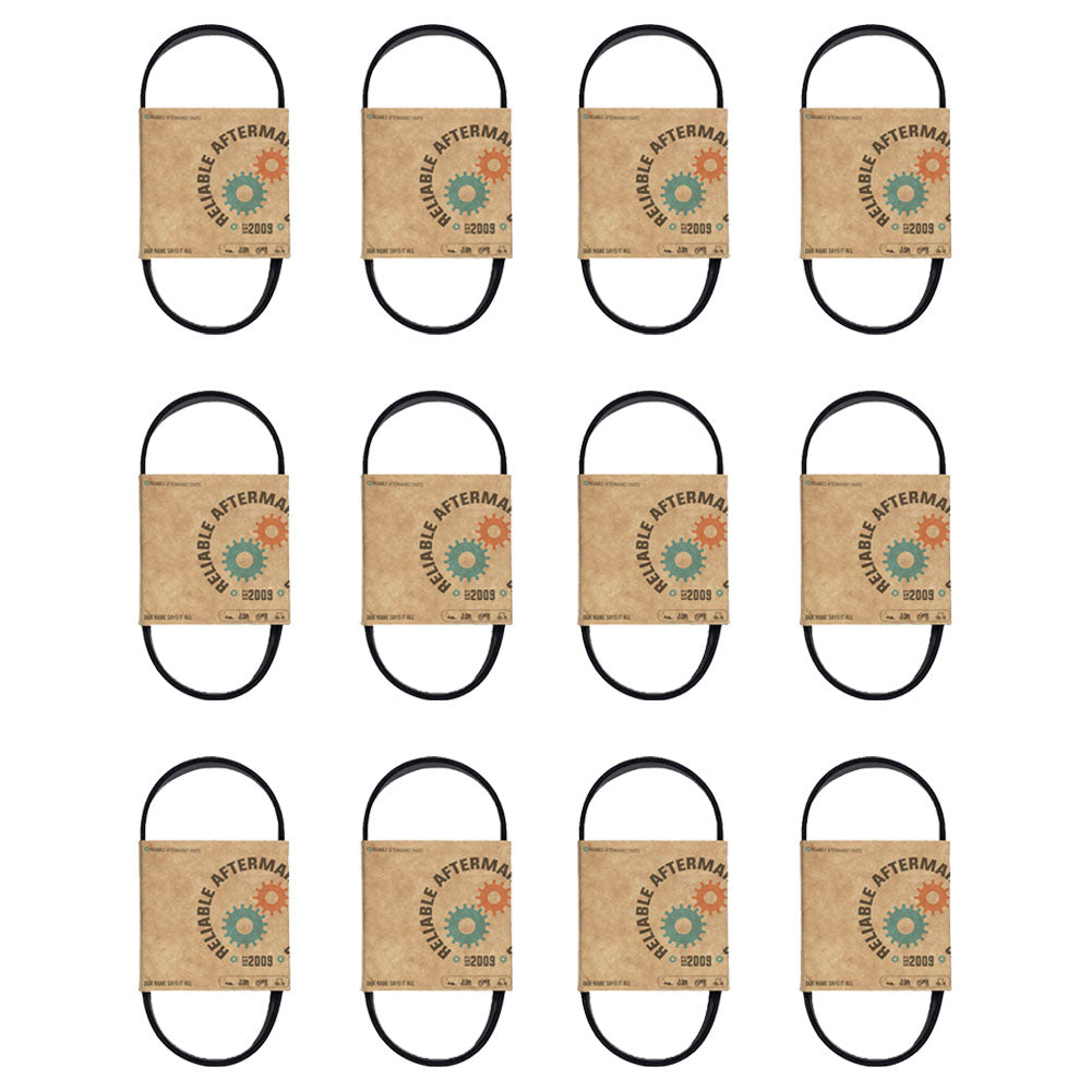 Qty 12: Vacuum Belt
 Fits Hoover Replaces 38528-033