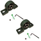 Qty 2: 1" Pillow Block Bearing
 Fits Universal Products Replaces UPC205-16