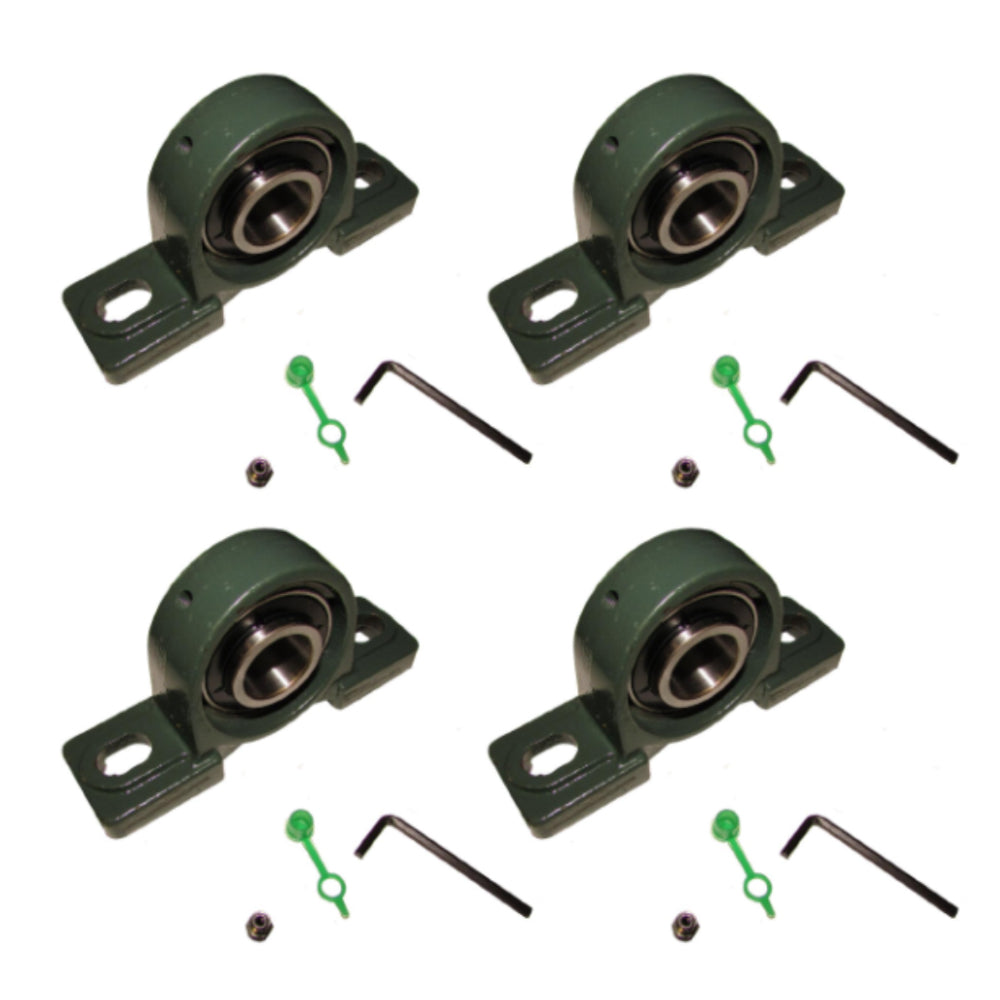 Qty 4: 1" Pillow Block Bearing
 Fits Universal Products Replaces UPC205-16