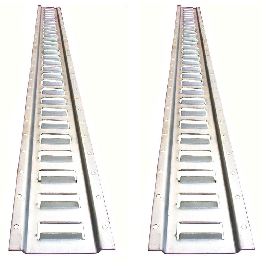 Set of (2) 5' Galvanized E-Track for Enclosed Trailer Cargo Truck Van Hauler