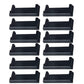 (12) Plastic Tie-Down Rail End Cap End Protector Cover For Horizontal E-Track