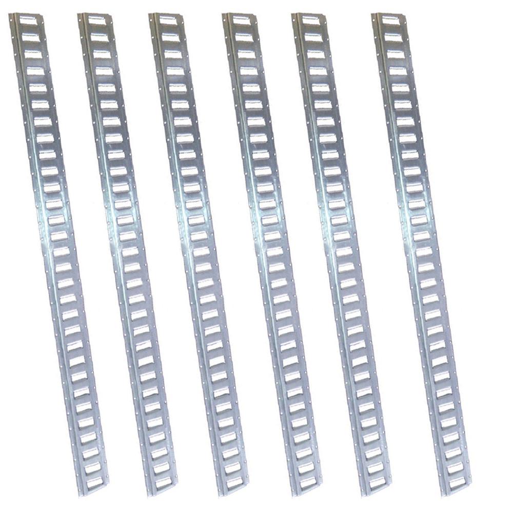 (6) Pack of 8' Horizontal E-Track Trailer Tie-Down Rails Fits Various ...