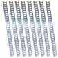 (8 Piece) 8 ft Horizontal Galvanized Steel E-Track Trailer Tie-Down Rails