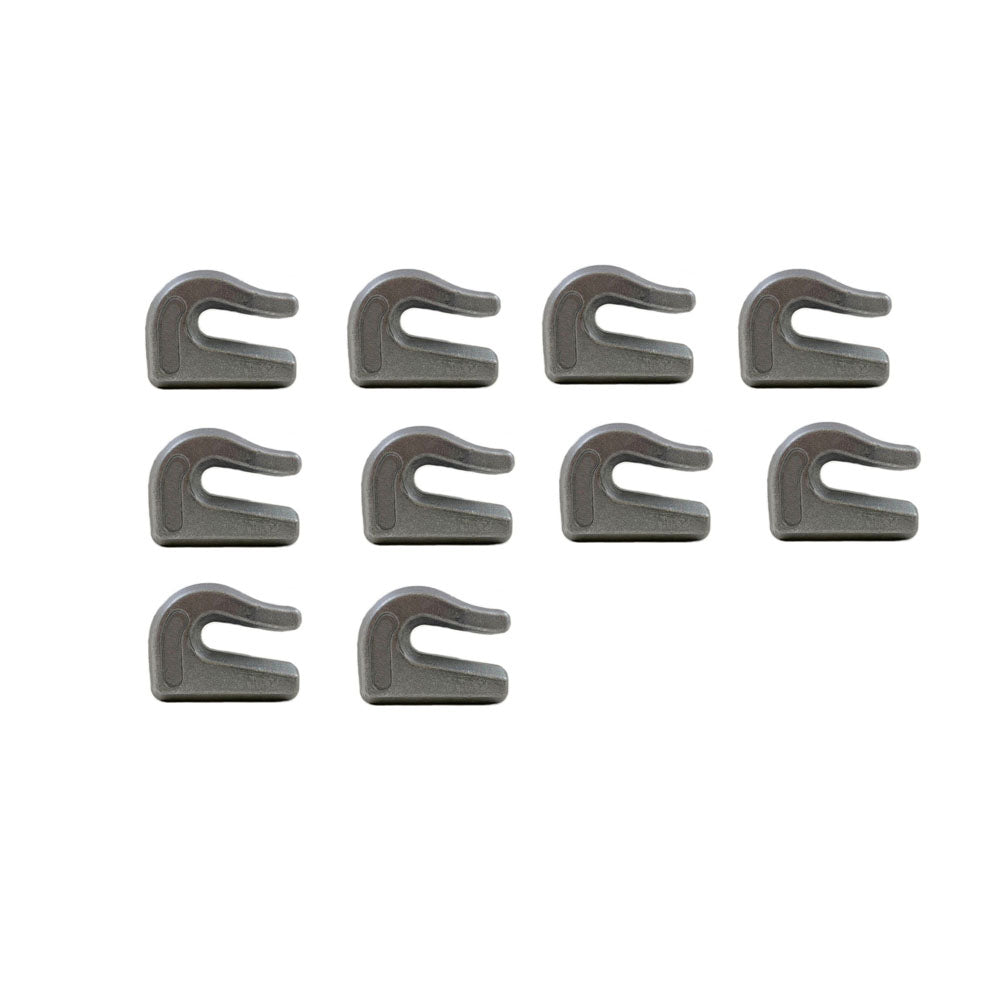 10 Weld On Grab Chain Hooks 5/16" G70 WLL 4,700 Bucket Trailer Rigging 0900103