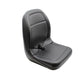 Black Vinyl Seat Fits Gradall Replaces 00367800