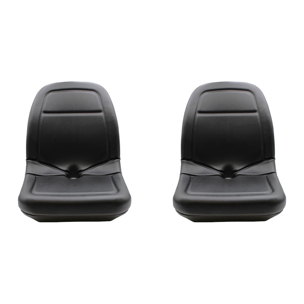Qty 2: Black Vinyl Seat Fits Kawasaki Replaces 00367800