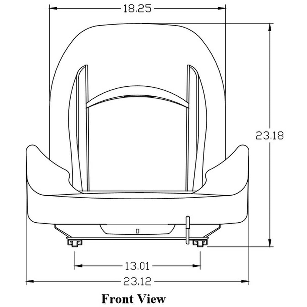 Heavy Duty seat to fit Fits Mitsubishi Fits Nissan Komatsu forklift Seat