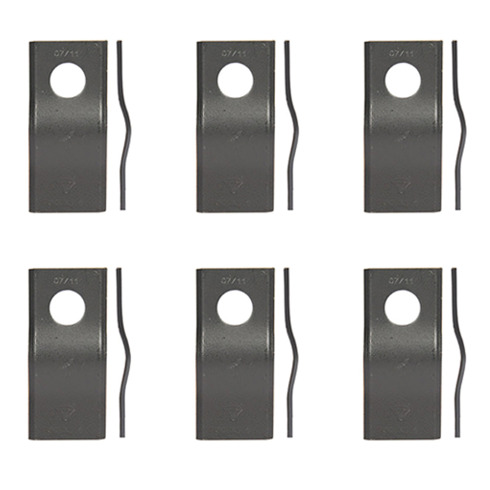Qty 6: Disc Mower Blade Fits John Deere Replaces 76N923