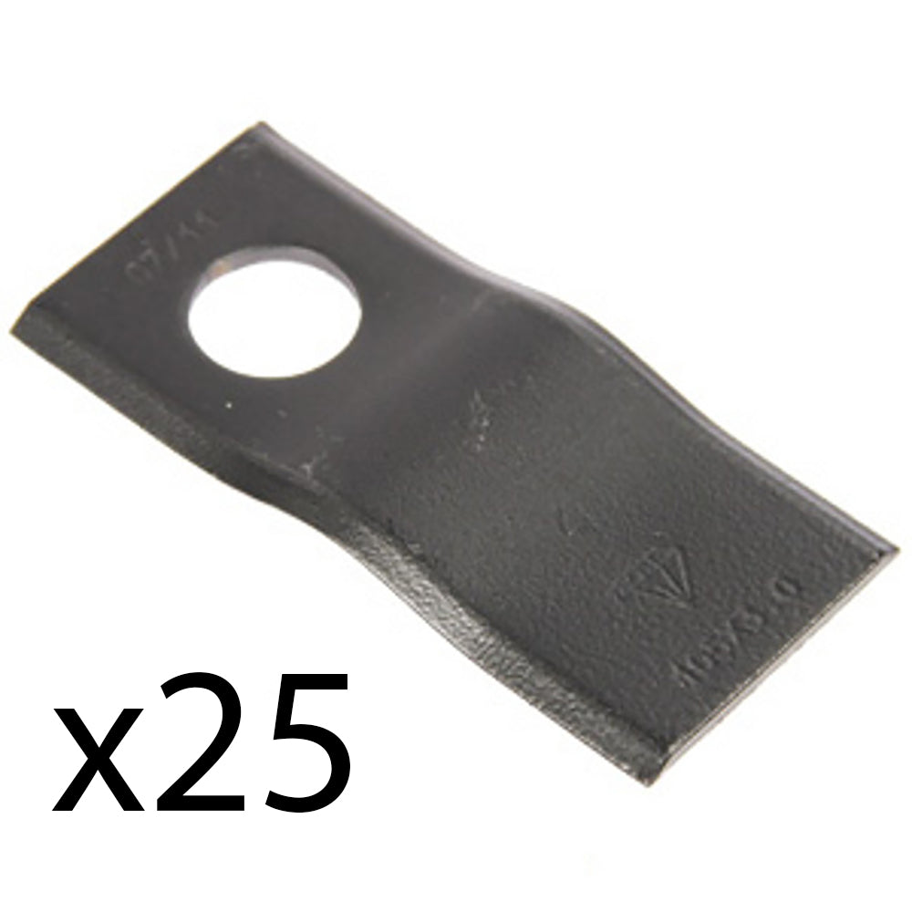 Qty 25: Disc Mower Blade
 Fits Universal Products Replaces 41432370