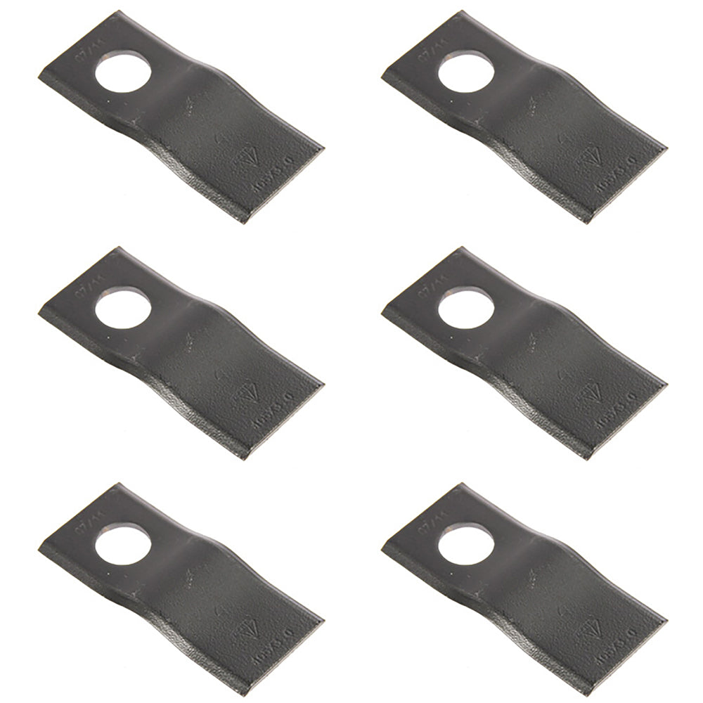 Qty 6: Disc Mower Blade Fits Zweegers Replaces CM120
