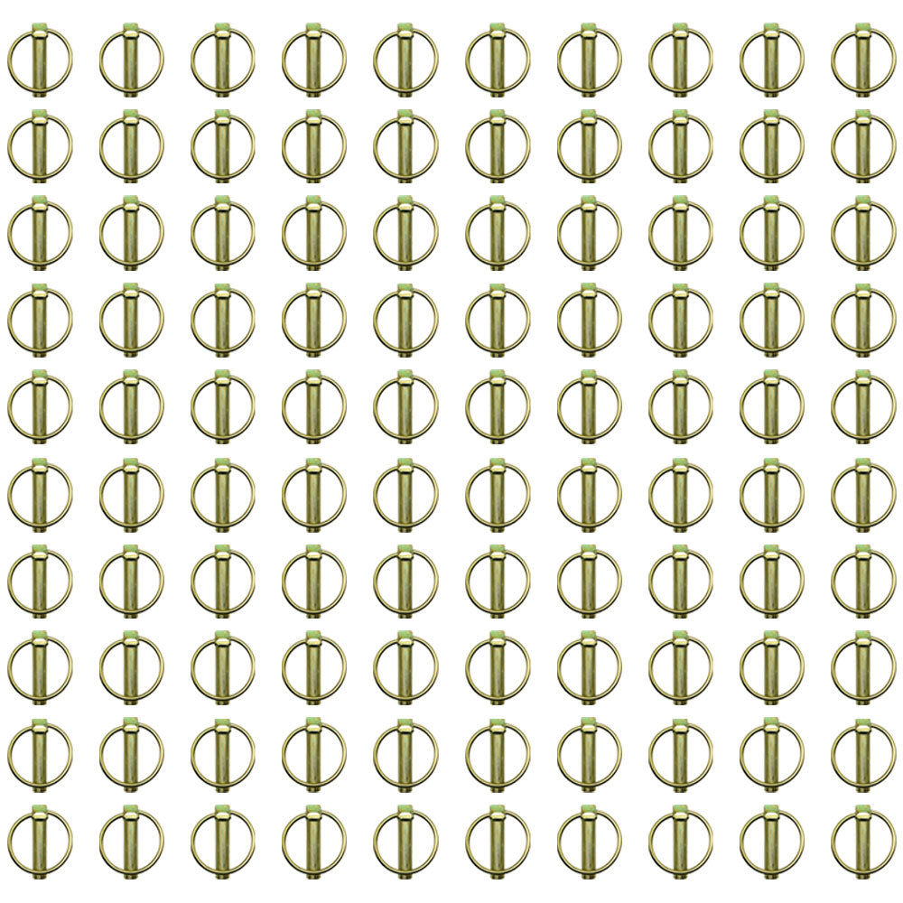 Qty 100: Lynch Pins (10 Packs of 10 Each) Fits John Deere Replaces AM1752T