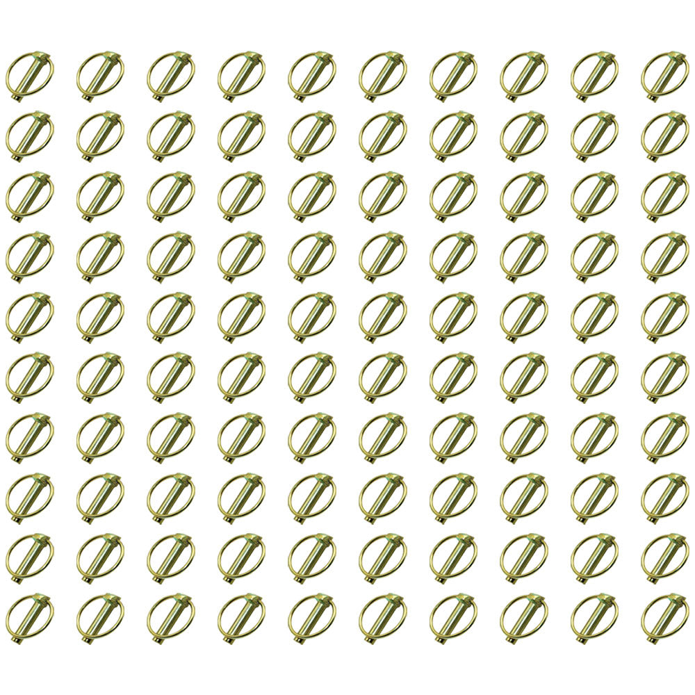 87299410 Qty 100: Lynch Pins (10 Packs of 10 Each) Fits Ford/New Holland