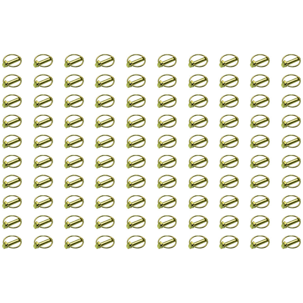 Qty 100: Lynch Pins (10 Packs of 10 Each) Fits John Deere Replaces AM1752T