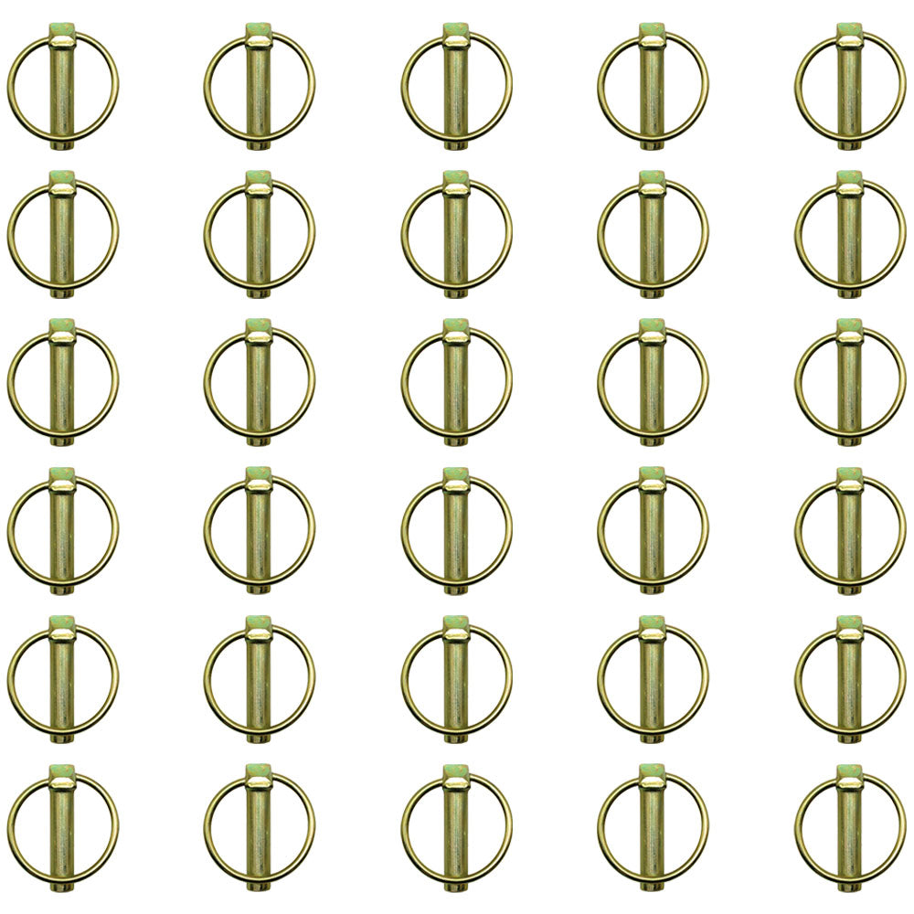 Qty 30: Lynch Pins (3 Packs of 10 Each) Fits John Deere Replaces AM1752T