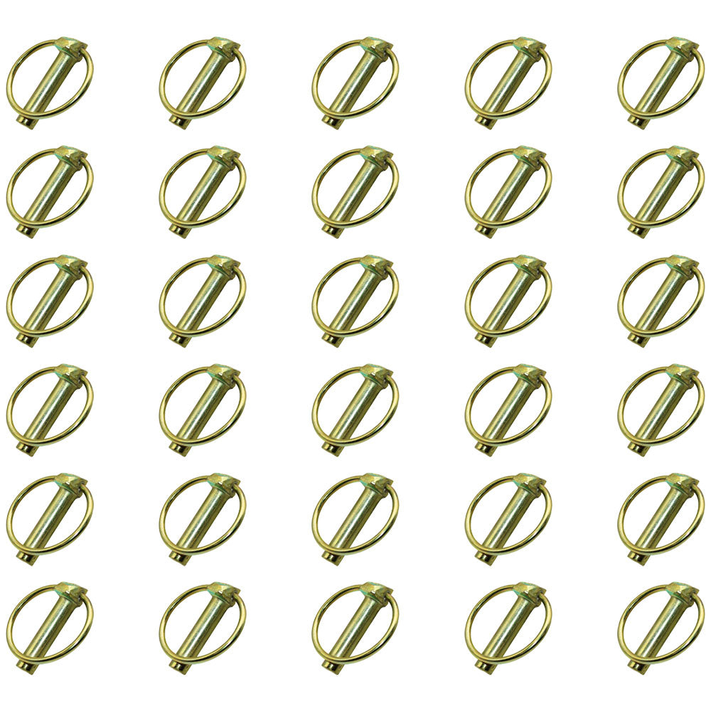 Qty 30: Lynch Pins (3 Packs of 10 Each) Fits Ford/New Holland Replaces 87299410
