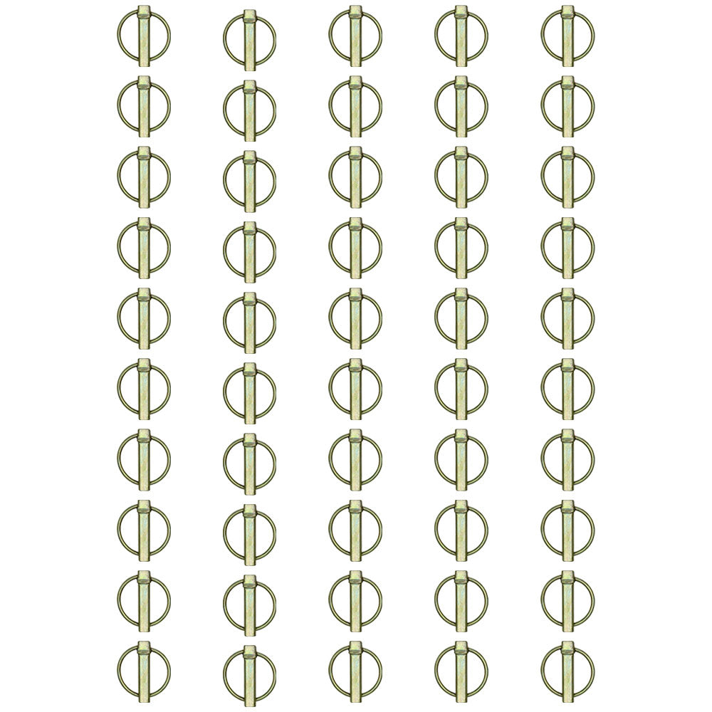Qty 50: Lynch Pins (5 Packs of 10 Each) Fits Ford/New Holland Replaces 87299410