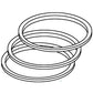 PR220 New Piston Rings Fits Case-IH Tractor Models 310 450 480 580 350 +