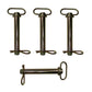 Four Cold Forged Tractor Hitch Pins 1-1/8" pin dia. 6-1/4" useable length