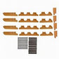 PV646 Rockguard Set 6 Roller track frame Fits Case 850D Long Track, 850E, 850G,
