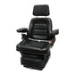 Heavy Duty Full Adjustment Suspension Loader Backhoe Vinyl Seat w/ Arms