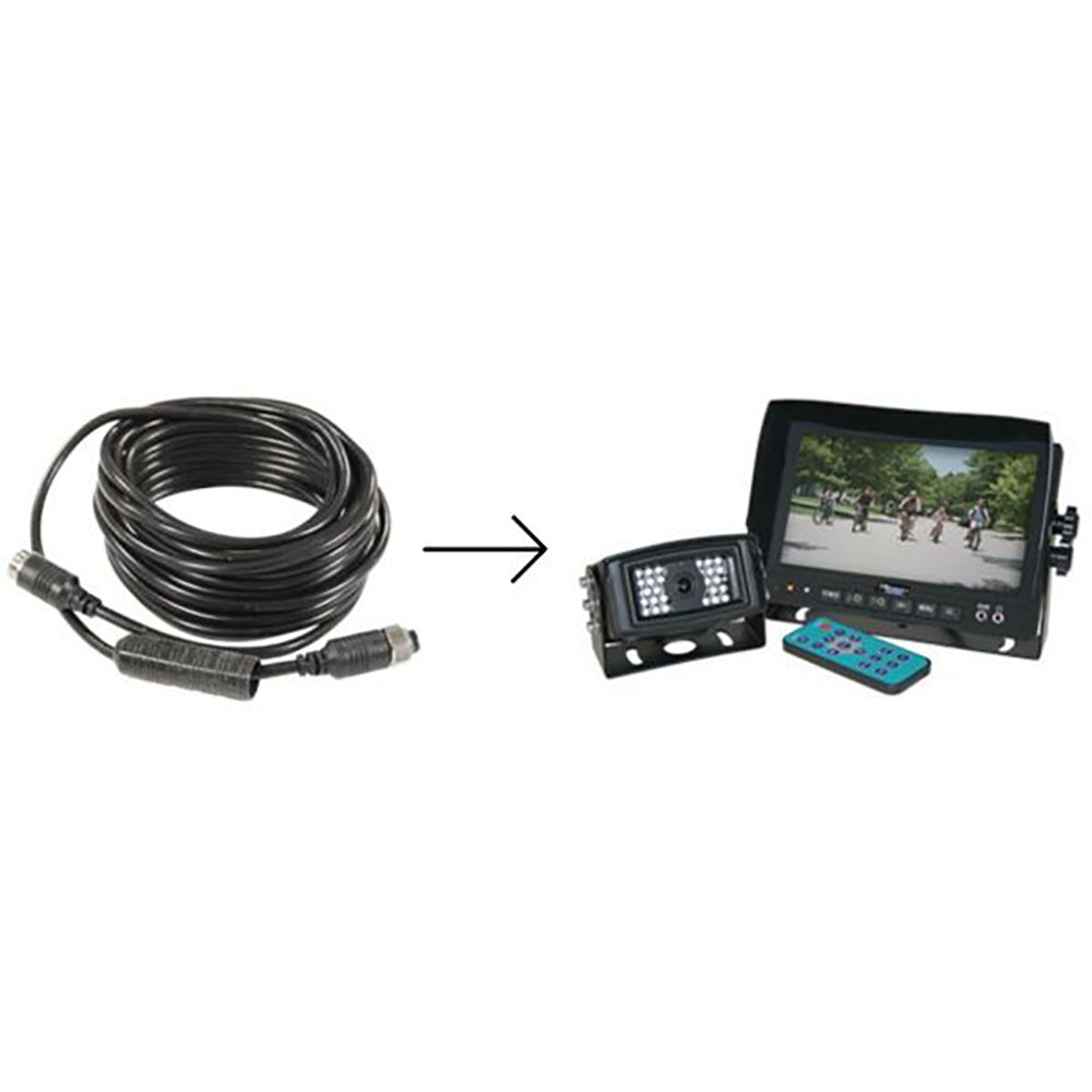 20' Fits CabCam Power Video Cable Fits Ford/New Holland Replaces PVC20