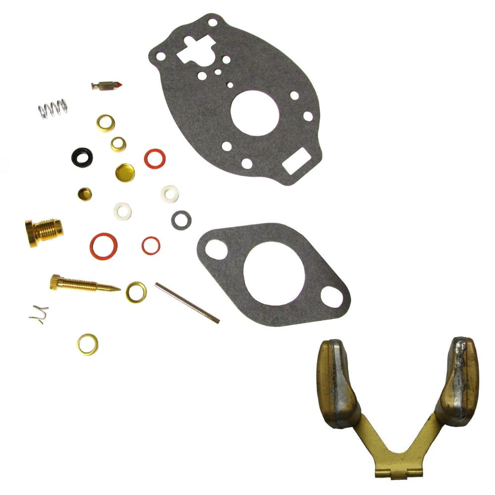 Economy Carburetor Kit with Float Fits IH Fits FARMALL Replaces R0120