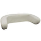 R0858 Seat Back, White Vinyl on Wood - Fits Allis-Chalmers 185, 190, 200, 210 +
