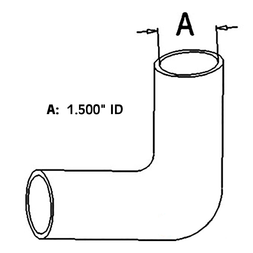 Replacement Radiator Hose - Upper R105074 Fits John Deere: 3055, 4960, 5200 ++