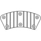 Metallic Brake Pads Fits John Deere Replaces AR28488