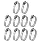 Pack of 10 Hose Clamps Fits Case-IH Tractor Models 1 9/16"- 2 1/2"