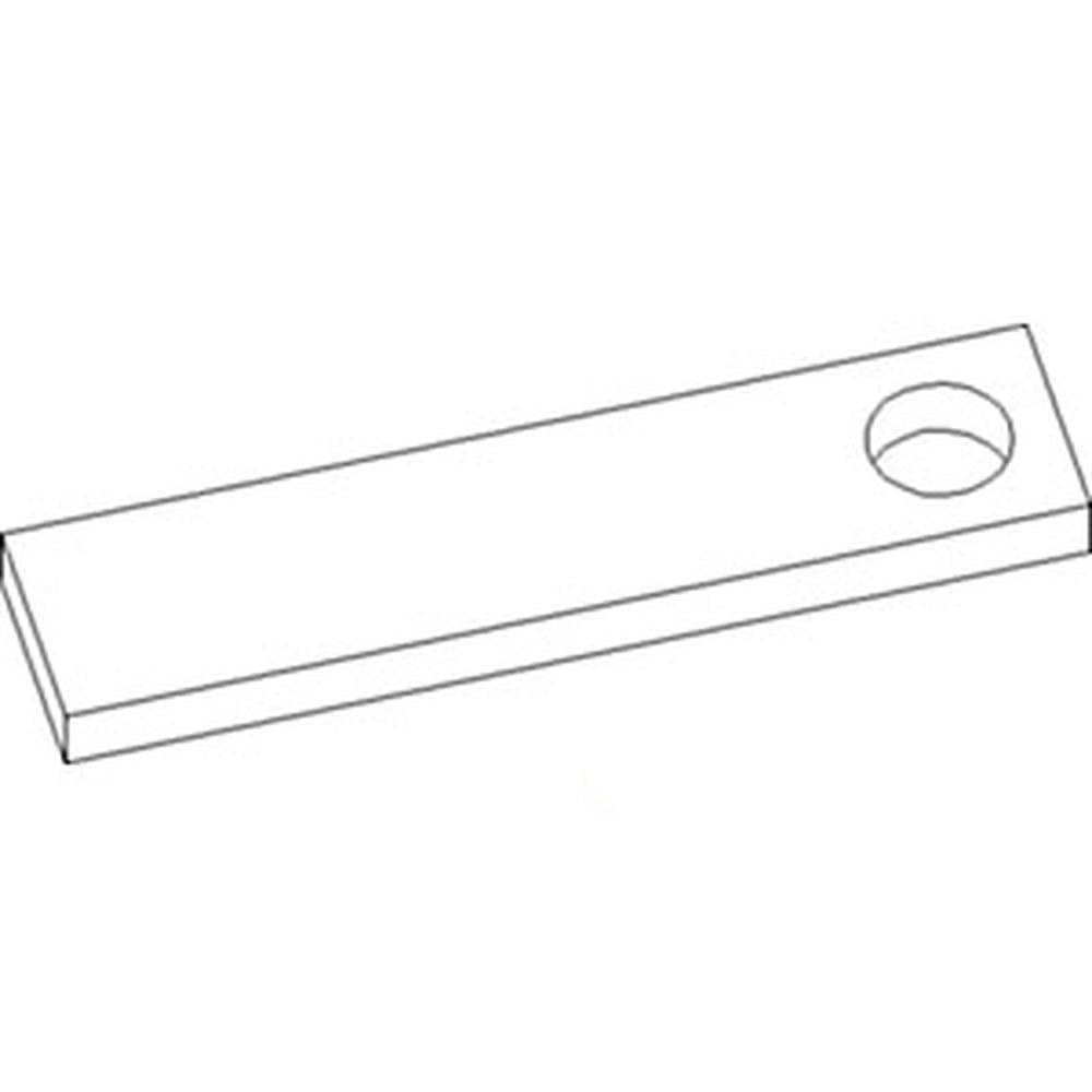 WN-R26413-PEX Radiator, Support, Rubber Pad Fits John Deere 500 500A 500B 500C