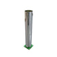 Baffled Chrome Straight Stack Fits John Deere Replaces R3549