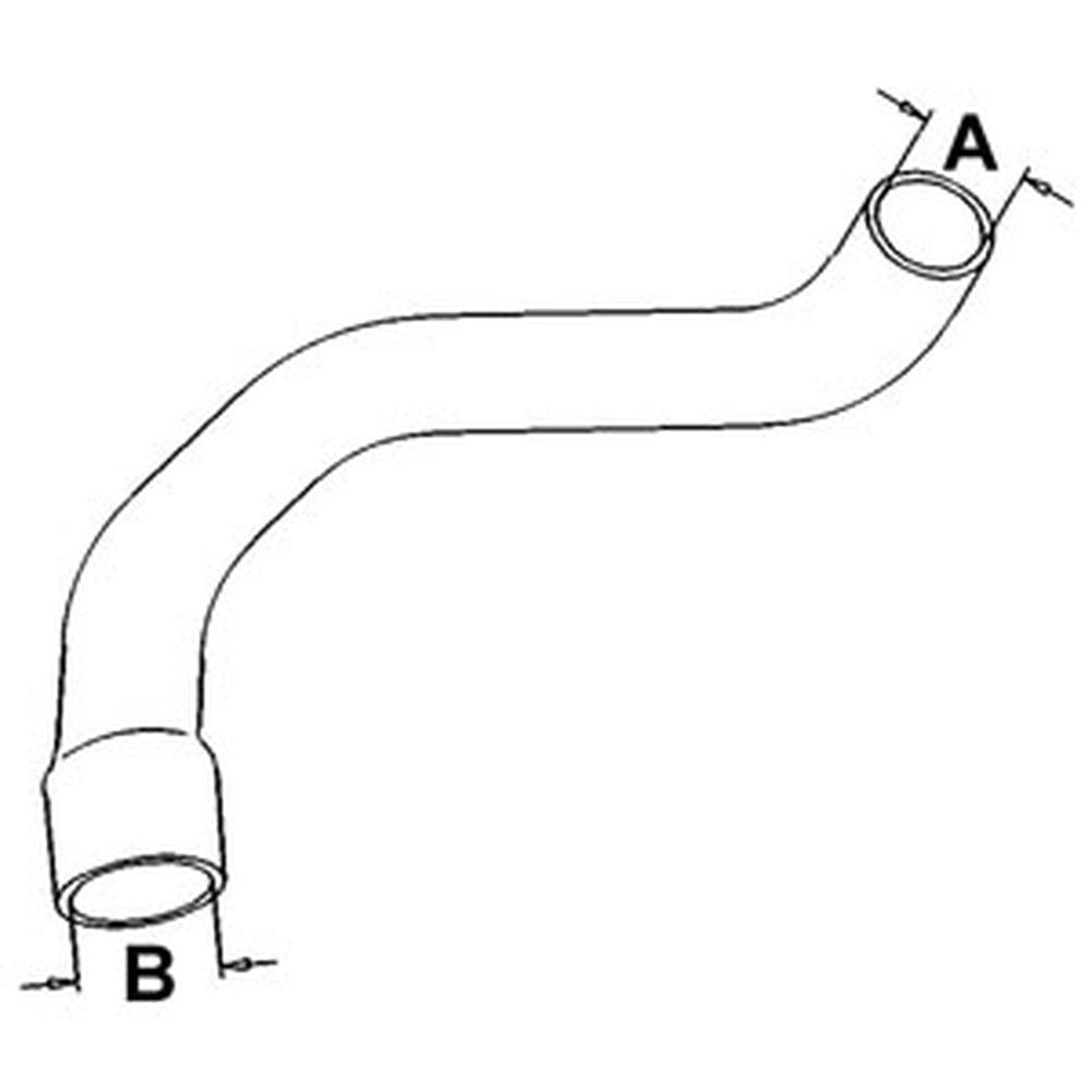 Radiator hose - Fits John Deere - R43581, R53407
